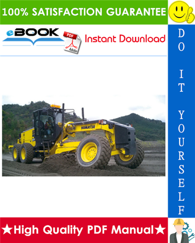 Thumbnail ☆☆ Best ☆☆ Komatsu GD510, GD520 Series Motor Grader Service Repair Manual