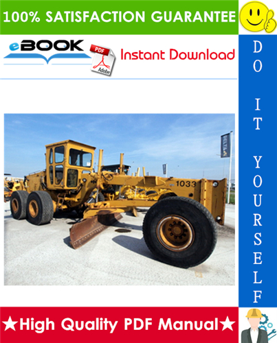 Thumbnail ☆☆ Best ☆☆ Komatsu GD600-1 Series Motor Grader Service Repair Manual