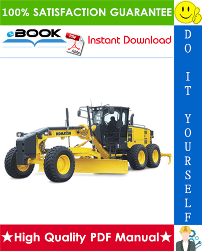 Thumbnail ☆☆ Best ☆☆ Komatsu GD675-3E0 Motor Grader Operation & Maintenance Manual (Serial Number: 51390 and up)