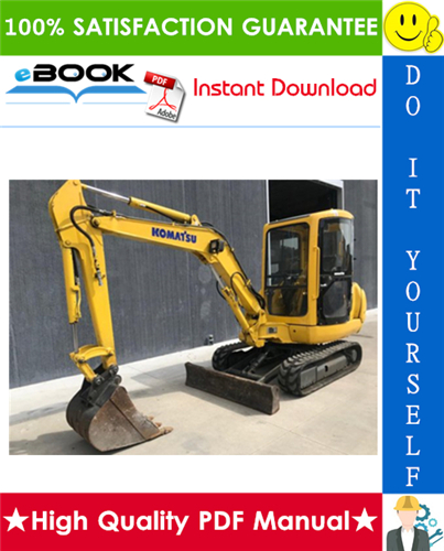 Thumbnail ☆☆ Best ☆☆ Komatsu PC35R-8, PC45R-8 Hydraulic Excavator Operation & Maintenance Manual