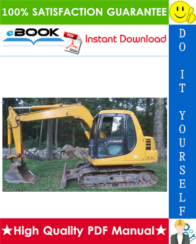 Thumbnail ☆☆ Best ☆☆ Komatsu PC60-6 CUSTOM Hydraulic Excavator Operation & Maintenance Manual (Serial Number: 34101 and up)