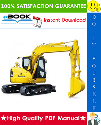 Thumbnail ☆☆ Best ☆☆ Komatsu PC78US-8 Hydraulic Excavator Operation & Maintenance Manual (Serial Number: 16029 and up)