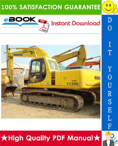 Thumbnail ☆☆ Best ☆☆ Komatsu PC200-2, PC200LC-2, PC220-2, PC220LC-2 Hydraulic Excavator Service Repair Manual
