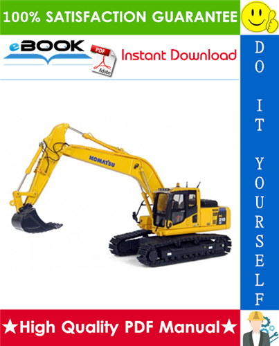 Thumbnail ☆☆ Best ☆☆ Komatsu PC210-8, PC210LC-8, PC210NLC-8, PC230NHD-8, PC240LC-8, PC240NLC-8 Hydraulic Excavator Operation & Maintenance Manual