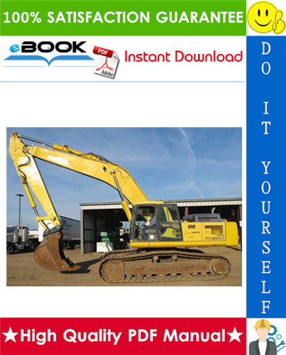 Thumbnail ☆☆ Best ☆☆ Komatsu PC400-1, PC400LC-1 Hydraulic Excavator Service Repair Manual