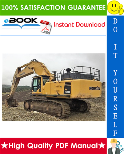 Thumbnail ☆☆ Best ☆☆ Komatsu PC800-8, PC800LC-8, PC800SE-8, PC850-8, PC850SE-8 Hydraulic Excavator Operation & Maintenance Manual (Serial Number: 55224 and up)
