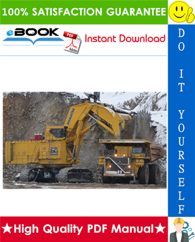 Thumbnail ☆☆ Best ☆☆ Komatsu PC8000E-6 Hydraulic Mining Shovel Service Repair Manual (Serial Number: 12089 - 12093)