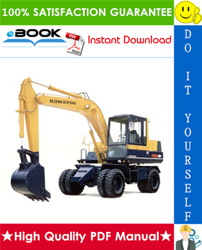 Thumbnail ☆☆ Best ☆☆ Komatsu PW100-3 Wheeled Excavator Service Repair Manual (Serial Number: 1890 and up)