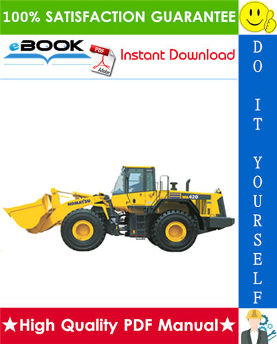 Thumbnail ☆☆ Best ☆☆ Komatsu WA420-3 Wheel Loader Service Repair Manual (Serial Number: 50001 and up)