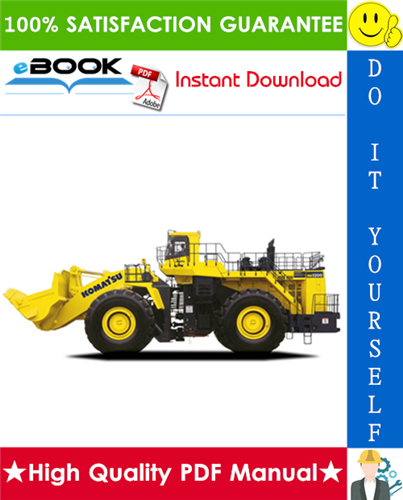Thumbnail ☆☆ Best ☆☆ Komatsu WA1200-3 Wheel Loader Operation & Maintenance Manual (Serial Number: 50102 and up)