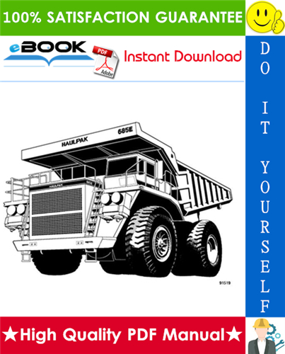 Thumbnail ☆☆ Best ☆☆ Komatsu 685E Dump Truck Operation & Maintenance Manual
