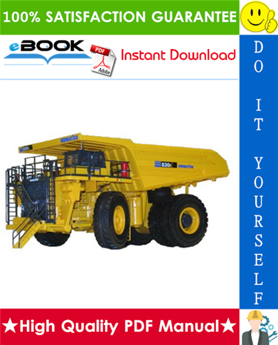 Thumbnail ☆☆ Best ☆☆ Komatsu 830E-1AC Dump Truck Operation & Maintenance Manual (Serial Number: A30339A30560) Thumbnail ☆☆ Best ☆☆ Komatsu 830E-1AC Dump Truck Operation & Maintenance Manual (Serial Number: A30339A30560)