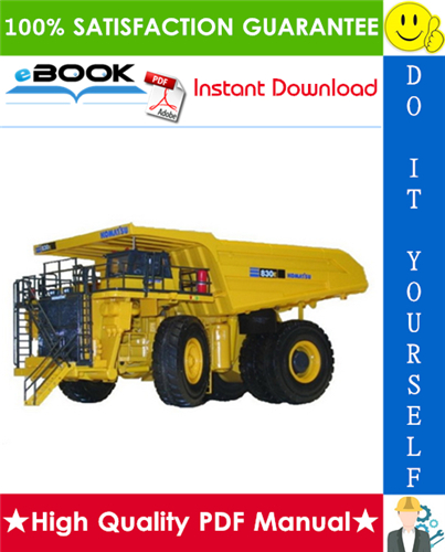 Thumbnail ☆☆ Best ☆☆ Komatsu 830E-1AC Dump Truck Field Assembly Manual (Serial Number: A30566 & up)