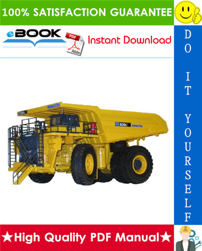 Thumbnail ☆☆ Best ☆☆ Komatsu 830E-1AC Dump Truck Field Assembly Manual (Serial Number: A40851 & UP)
