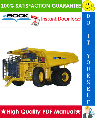 Thumbnail ☆☆ Best ☆☆ Komatsu 830E-1AC Dump Truck Service Repair Manual (Serial Number: A30561 & UP)