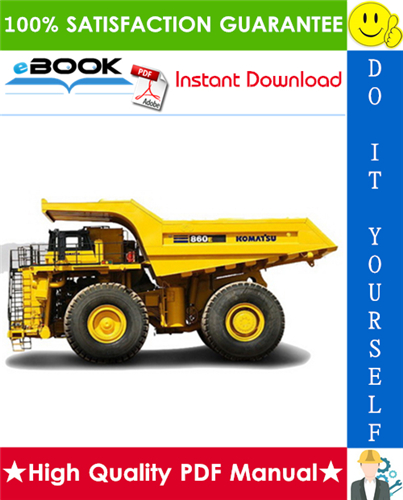 Thumbnail ☆☆ Best ☆☆ Komatsu 860E-1KT Dump Truck Service Repair Manual (Serial Number: A30001 - A30003)