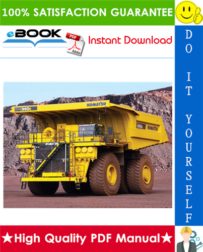 Thumbnail ☆☆ Best ☆☆ Komatsu 960E-1 Dump Truck Operation & Maintenance Manual (Serial Number: A30025 - A30026)
