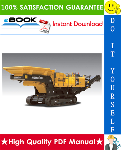 Thumbnail ☆☆ Best ☆☆ Komatsu BR380JG-1E0 Mobile Crusher Operation & Maintenance Manual (Serial Number: 2621 and up) Thumbnail ☆☆ Best ☆☆ Komatsu BR380JG-1E0 Mobile Crusher Operation & Maintenance Manual (Serial Number: 2621 and up)