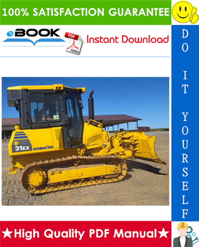 Thumbnail ☆☆ Best ☆☆ Komatsu D31EX-22, D31PX-22, D37EX-22, D37PX-22 Bulldozer Operation & Maintenance Manual (Serial Number: 60730 and up) Thumbnail ☆☆ Best ☆☆ Komatsu D31EX-22, D31PX-22, D37EX-22, D37PX-22 Bulldozer Operation & Maintenance Manual (Serial Number: 60730 and up)