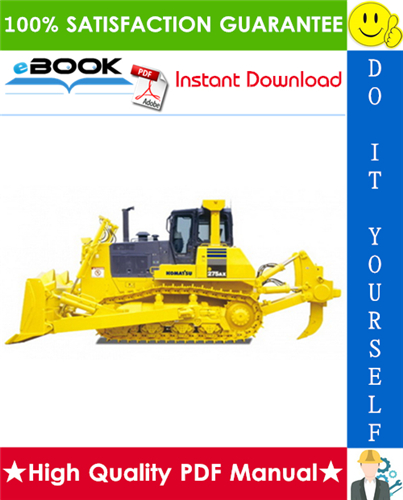 Thumbnail ☆☆ Best ☆☆ Komatsu D275ax-5e0 Bulldozer Operation & Maintenance Manual (Serial Number: 30209 and up) Thumbnail ☆☆ Best ☆☆ Komatsu D275ax-5e0 Bulldozer Operation & Maintenance Manual (Serial Number: 30209 and up)