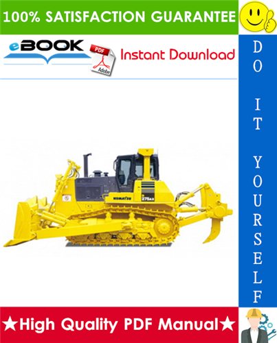 Thumbnail ☆☆ Best ☆☆ Komatsu D275ax-5e0 Bulldozer Operation & Maintenance Manual (Serial Number: 40001 and up) Thumbnail ☆☆ Best ☆☆ Komatsu D275ax-5e0 Bulldozer Operation & Maintenance Manual (Serial Number: 40001 and up)