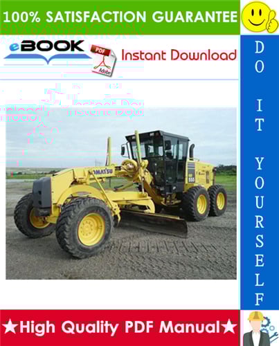 Thumbnail ☆☆ Best ☆☆ Komatsu GD555-3A Motor Grader Operation & Maintenance Manual (Serial Number: 10001 and up)