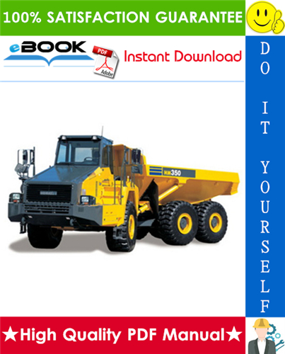 Thumbnail ☆☆ Best ☆☆ Komatsu HM350-2 Articulated Dump Truck Operation & Maintenance Manual (Serial Number: 2164 and up)