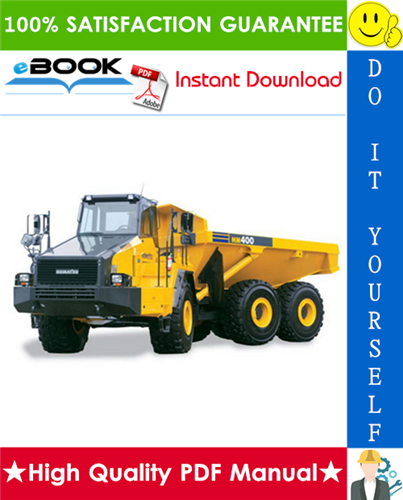 Thumbnail ☆☆ Best ☆☆ Komatsu HM400-3 Articulated Dump Truck Operation & Maintenance Manual (Serial Number: 3001 and up)