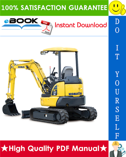 Thumbnail ☆☆ Best ☆☆ Komatsu PC27MR-3, PC35MR-3 Hydraulic Excavator Operation & Maintenance Manual (Serial Number: 21034 and up, 18228 and up)
