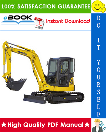 Thumbnail ☆☆ Best ☆☆ Komatsu PC45MR-3, PC55MR-3 Hydraulic Excavator Operation & Maintenance Manual (Serial Number: 6201 and up, 16501 and up)