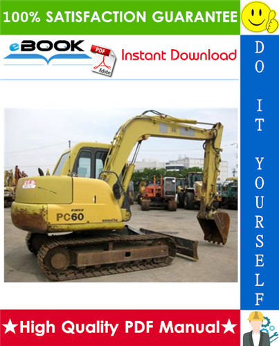 Thumbnail ☆☆ Best ☆☆ Komatsu PC60-5, PC60L-5, PC60U-5 Hydraulic Excavator Operation & Maintenance Manual Thumbnail ☆☆ Best ☆☆ Komatsu PC60-5, PC60L-5, PC60U-5 Hydraulic Excavator Operation & Maintenance Manual