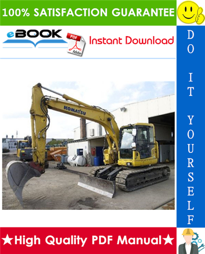Thumbnail ☆☆ Best ☆☆ Komatsu PC138US-8, PC138USLC-8 Hydraulic Excavator Operation & Maintenance Manual (Serial Number: 26284 and up)