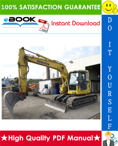 Thumbnail ☆☆ Best ☆☆ Komatsu PC138US-8, PC138USLC-8 Hydraulic Excavator Operation & Maintenance Manual (Serial Number: 26416 and up)