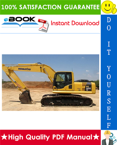 Thumbnail ☆☆ Best ☆☆ Komatsu PC200LC-8 (Latin America) Hydraulic Excavator Operation & Maintenance Manual (Serial Number: A90301 and up) Thumbnail ☆☆ Best ☆☆ Komatsu PC200LC-8 (Latin America) Hydraulic Excavator Operation & Maintenance Manual (Serial Number: A90301 and up)