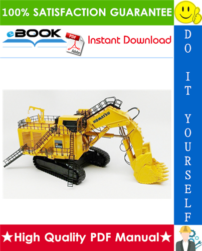 Thumbnail ☆☆ Best ☆☆ Komatsu PC8000-6 Hydraulic Mining Shovel Operation & Maintenance Manual (Serial Number: 12053 and up)
