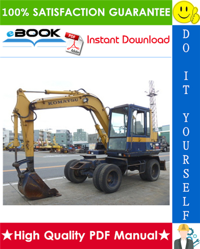 Thumbnail ☆☆ Best ☆☆ Komatsu PW60-3 Hydraulic Excavator Service Repair Manual (Serial Number: 2001 and up)