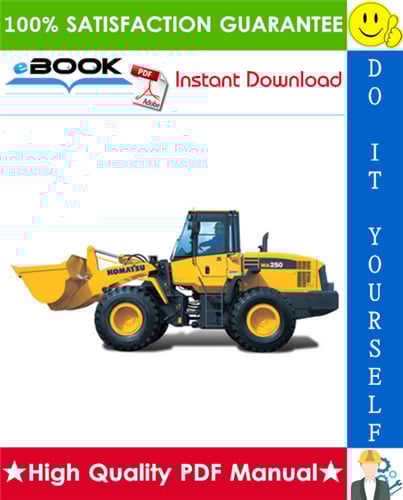 Thumbnail ☆☆ Best ☆☆ Komatsu WA250-6, WA250PZ-6 Wheel Loader Service Repair Manual (Serial Number: 75001 and up, 75160 and up, H00051 and up)