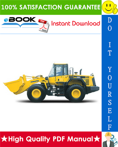 Thumbnail ☆☆ Best ☆☆ Komatsu WA380-6 Wheel Loader Operation & Maintenance Manual (Serial Number: 66105 and up)