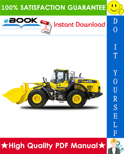 Thumbnail ☆☆ Best ☆☆ Komatsu WA470-6, WA480-6 Wheel Loader Service Repair Manual (Serial Number: A46001 and up, A48001 and up)
