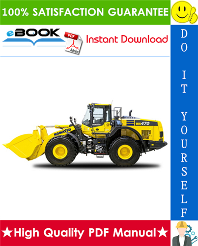Thumbnail ☆☆ Best ☆☆ Komatsu WA470-6, WA480-6 Wheel Loader Service Repair Manual (Serial Number: H50051 and up, H60051 and up)