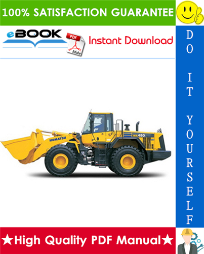 Thumbnail ☆☆ Best ☆☆ Komatsu WA480-6 Wheel Loader Operation & Maintenance Manual (Serial Number: A48001 and up)
