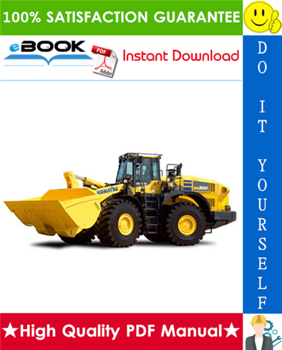 Thumbnail ☆☆ Best ☆☆ Komatsu WA500-3H Wheel Loader Operation & Maintenance Manual (Serial Number: WA500H20051 and up)