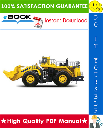 Thumbnail ☆☆ Best ☆☆ Komatsu WA1200-6 Wheel Loader Field Assembly Manual (Serial Number: 60001 and up)