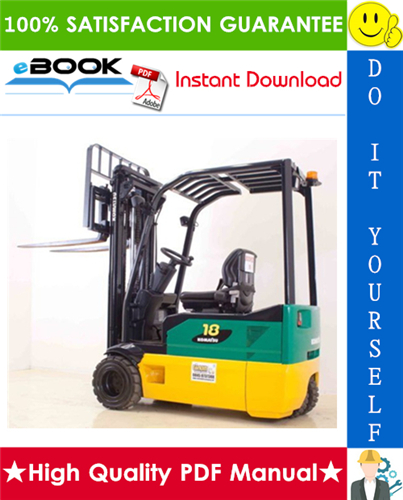 Thumbnail ☆☆ Best ☆☆ Komatsu FB16M-23, FB18M-2E, FB20M-2E Forklift Trucks Service Repair Manual