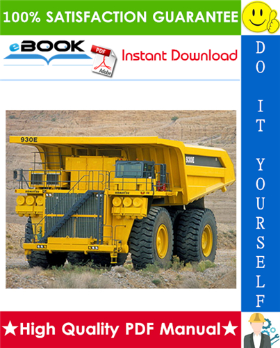 Thumbnail ☆☆ Best ☆☆ Komatsu 930E Dump Truck Service Repair Manual + Operation & Maintenance Manual