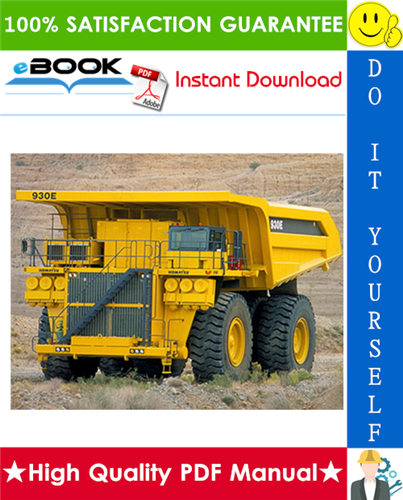 Thumbnail ☆☆ Best ☆☆ Komatsu 930E-4SE Dump Truck Service Repair Manual + Operation & Maintenance Manual + Field Assembly Manual #2