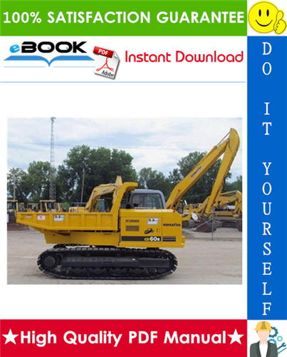 Thumbnail ☆☆ Best ☆☆ Komatsu CD60R-1 Crawler Carrier Service Repair Manual + Operation & Maintenance Manual (Serial Number: 1801 and up)