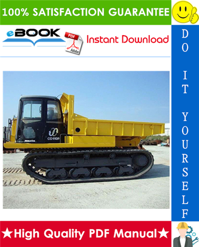 Thumbnail ☆☆ Best ☆☆ Komatsu CD110R-2 Crawler Carrier Service Repair Manual + Operation & Maintenance Manual (Serial Number: 1501 and up)