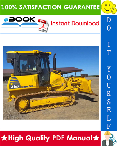 Thumbnail ☆☆ Best ☆☆ Komatsu D31EX-21, D31PX-21, D37EX-21, D37PX-21, D39EX-21, D39PX-21 Bulldozer Service Repair Manual + Operation & Maintenance Manual