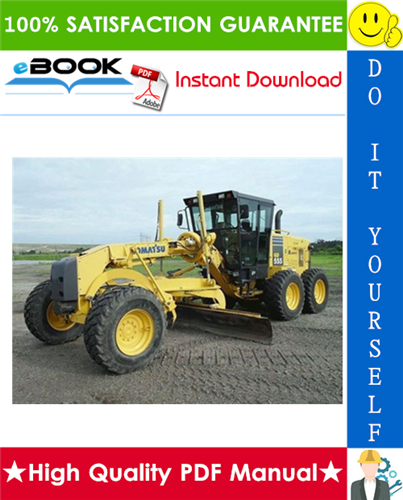 Thumbnail ☆☆ Best ☆☆ Komatsu GD555-3C, GD655-3C, GD675-3C Motor Grader Service Repair Manual + Operation & Maintenance Manual (Serial Number: 50001 and up)